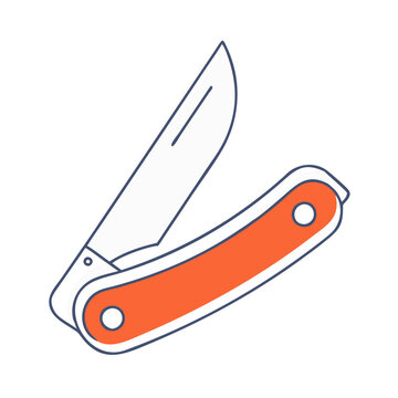 recommend clip art: pocket knife icon, pocket knife vector illustration-simple illustration of pocket knife, perfect for pocket knife logos and icons