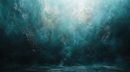 Ethereal mist enveloping a serene landscape, creating a dreamlike atmosphere with soft lighting