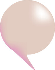 
Glossy, pearlescent speech bubbles with soft pink highlights. This elegant and modern design is perfect for message concepts, social media graphics, comics and decorative text elements.