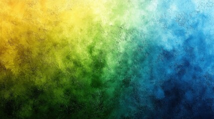 Obraz premium Vibrant abstract gradient showcasing a blend of colors from yellow to blue, suitable for backgrounds
