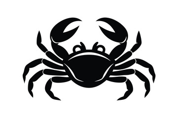 crab on white