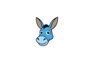 portrait of a donkey head