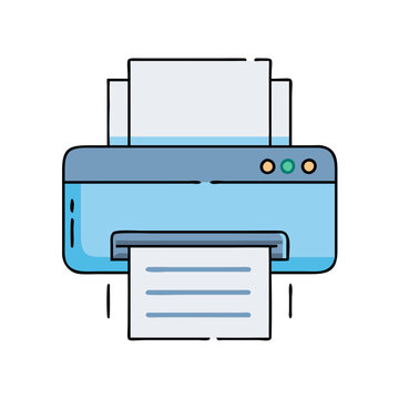 printer icon, printer vector illustration-simple illustration of printer, perfect for printer logos and icons