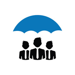 Employee, insurance, life icon. Simple editable vector design isolated on a white background.