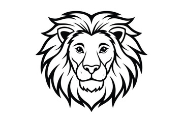 lion head vector