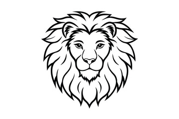 lion head vector