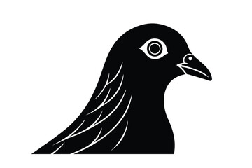 illustration of a bird head