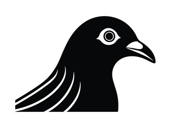 illustration of a bird head