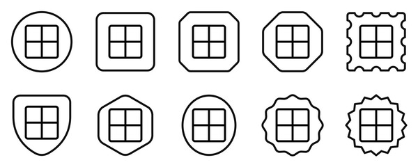 Editable full border vector icon. Part of a big icon set family. Perfect for web and app interfaces, presentations, infographics, etc