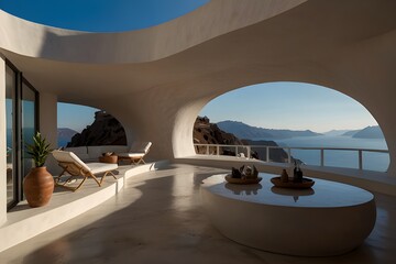 Fototapeta premium luxury hotel pool