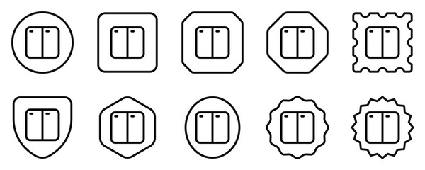 Editable vector horizontal split screens icon. Part of a big icon set family. Perfect for web and app interfaces, presentations, infographics, etc