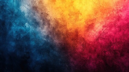 Fototapeta premium Vibrant Abstract Background with Blended Colors of Blue, Orange, and Pink for Creative Projects
