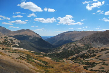 Colorado landscape in the mountains