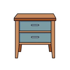 side table icon, side table vector illustration-simple illustration of side table, perfect for side table logos and icons