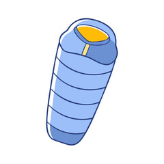 sleeping bag icon, sleeping bag vector illustration-simple illustration of sleeping bag, perfect for sleeping bag logos and icons