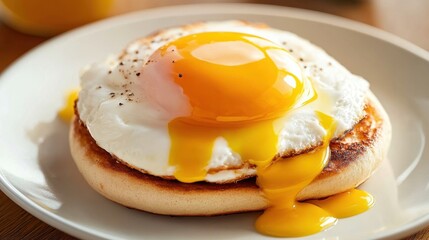 Fototapeta premium Fried Egg on Toast