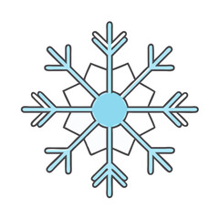 snowflake icon, snowflake vector illustration-simple illustration of snowflake, perfect for snowflake logos and icons