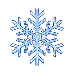 snowflake icon, snowflake vector illustration-simple illustration of snowflake, perfect for snowflake logos and icons