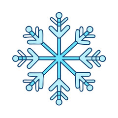 snowflake icon, snowflake vector illustration-simple illustration of snowflake, perfect for snowflake logos and icons