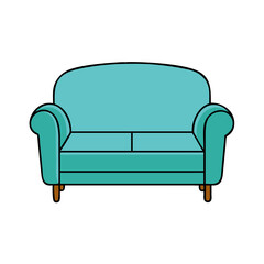 sofa icon, sofa vector illustration-simple illustration of sofa, perfect for sofa logos and icons