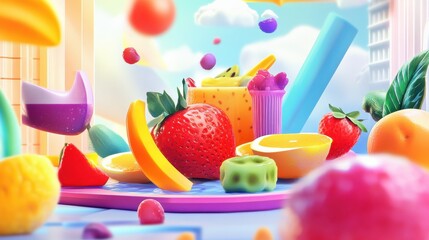 Self-qarantine wellbeing abstract concept vector illustration set. Keep a healthy diet, stay connected to people, limit your news intake, home cooking, social media connections abstract metaphor.