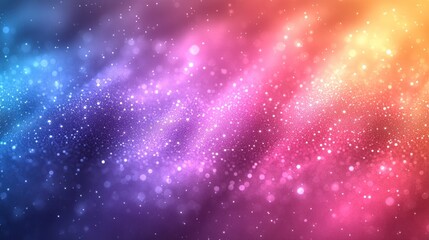 Obraz premium Colorful abstract background with vibrant hues and soft bokeh effects creating a dreamy atmosphere