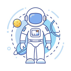 spacesuit icon, spacesuit vector illustration-simple illustration of spacesuit, perfect for spacesuit logos and icons