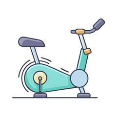 spin bike icon, spin bike vector illustration-simple illustration of spin bike, perfect for spin bike logos and icons