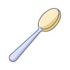 spoon icon, spoon vector illustration-simple illustration of spoon, perfect for spoon logos and icons