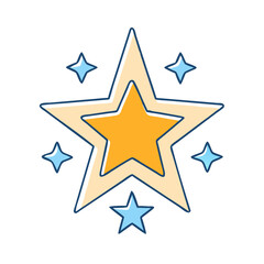 star icon, star vector illustration-simple illustration of star, perfect for star logos and icons