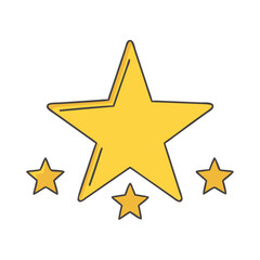 star icon, star vector illustration-simple illustration of star, perfect for star logos and icons