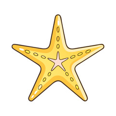 starfish icon, starfish vector illustration-simple illustration of starfish, perfect for starfish logos and icons