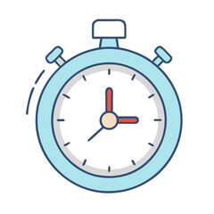stopwatch icon, stopwatch vector illustration-simple illustration of stopwatch, perfect for stopwatch logos and icons