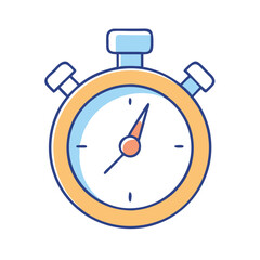 stopwatch icon, stopwatch vector illustration-simple illustration of stopwatch, perfect for stopwatch logos and icons