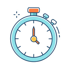 stopwatch icon, stopwatch vector illustration-simple illustration of stopwatch, perfect for stopwatch logos and icons