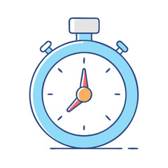 stopwatch icon, stopwatch vector illustration-simple illustration of stopwatch, perfect for stopwatch logos and icons