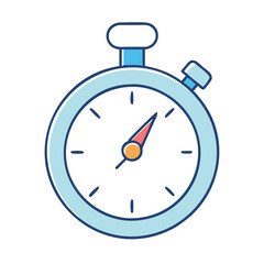 stopwatch icon, stopwatch vector illustration-simple illustration of stopwatch, perfect for stopwatch logos and icons