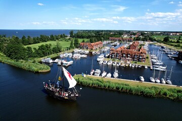 Seebad Ueckermünde, Lagunenstadt mit Pommernkogge 2024