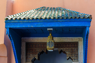 Beautiful traditional door in Marrakech.