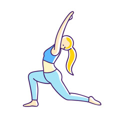 stretching icon, stretching vector illustration-simple illustration of stretching, perfect for stretching logos and icons