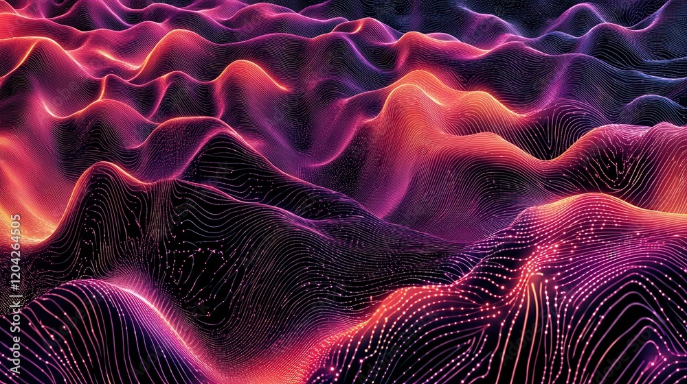 Poster big data flow technology and science vector background, tech abstraction with lines electronics and 