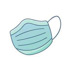 surgical mask icon, surgical mask vector illustration-simple illustration of surgical mask, perfect for surgical mask logos and icons
