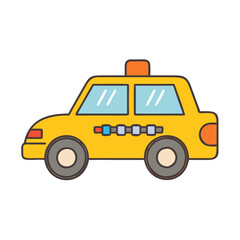 taxi icon, taxi vector illustration-simple illustration of taxi, perfect for taxi logos and icons