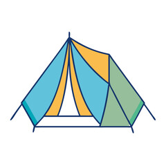 tent icon, tent vector illustration-simple illustration of tent, perfect for tent logos and icons