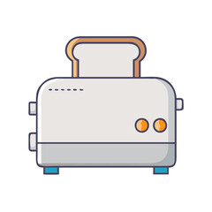 toaster icon, toaster vector illustration-simple illustration of toaster, perfect for toaster logos and icons