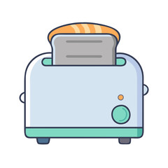 toaster icon, toaster vector illustration-simple illustration of toaster, perfect for toaster logos and icons