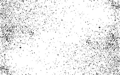 Dark Messy Dust Overlay Distress Background. Easy To Create Abstract Dotted, Grunge is black and white. Abstract monochrome background.
