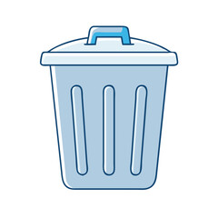 trash bin icon, trash bin vector illustration-simple illustration of trash bin, perfect for trash bin logos and icons