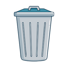 trash bin icon, trash bin vector illustration-simple illustration of trash bin, perfect for trash bin logos and icons