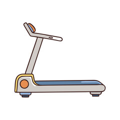 treadmill icon, treadmill vector illustration-simple illustration of treadmill, perfect for treadmill logos and icons